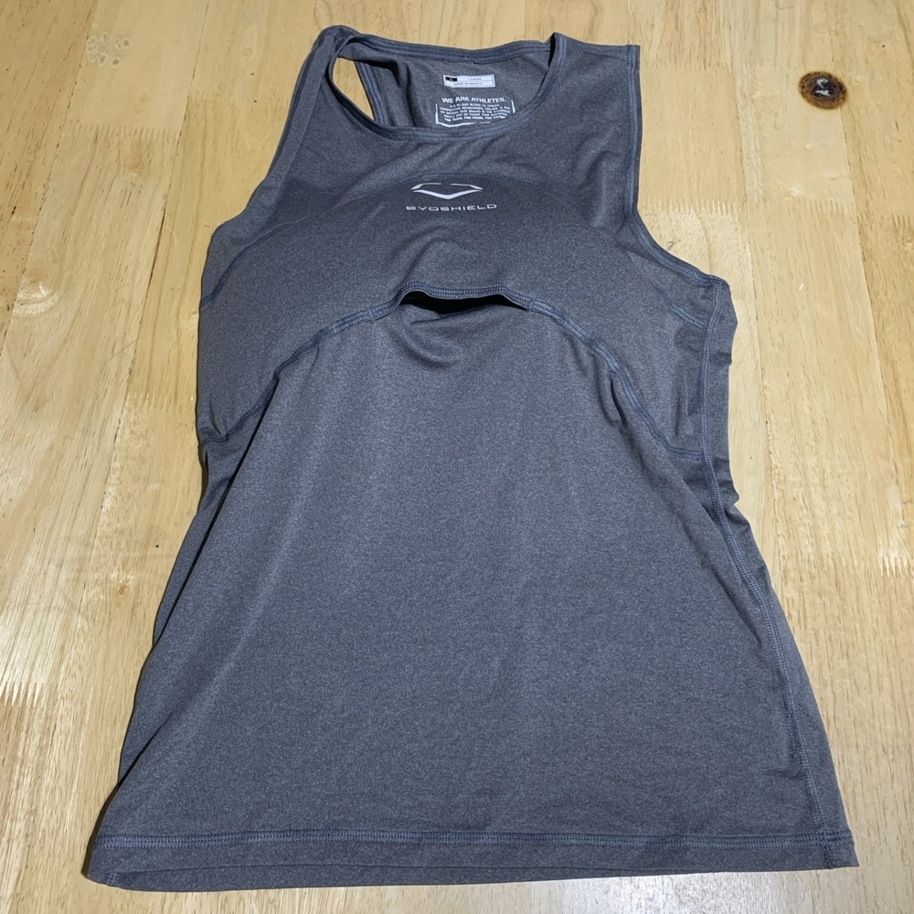 Evoshield Shirt Mens Large Padded‎ Sleeveless Tank Protective Gear
